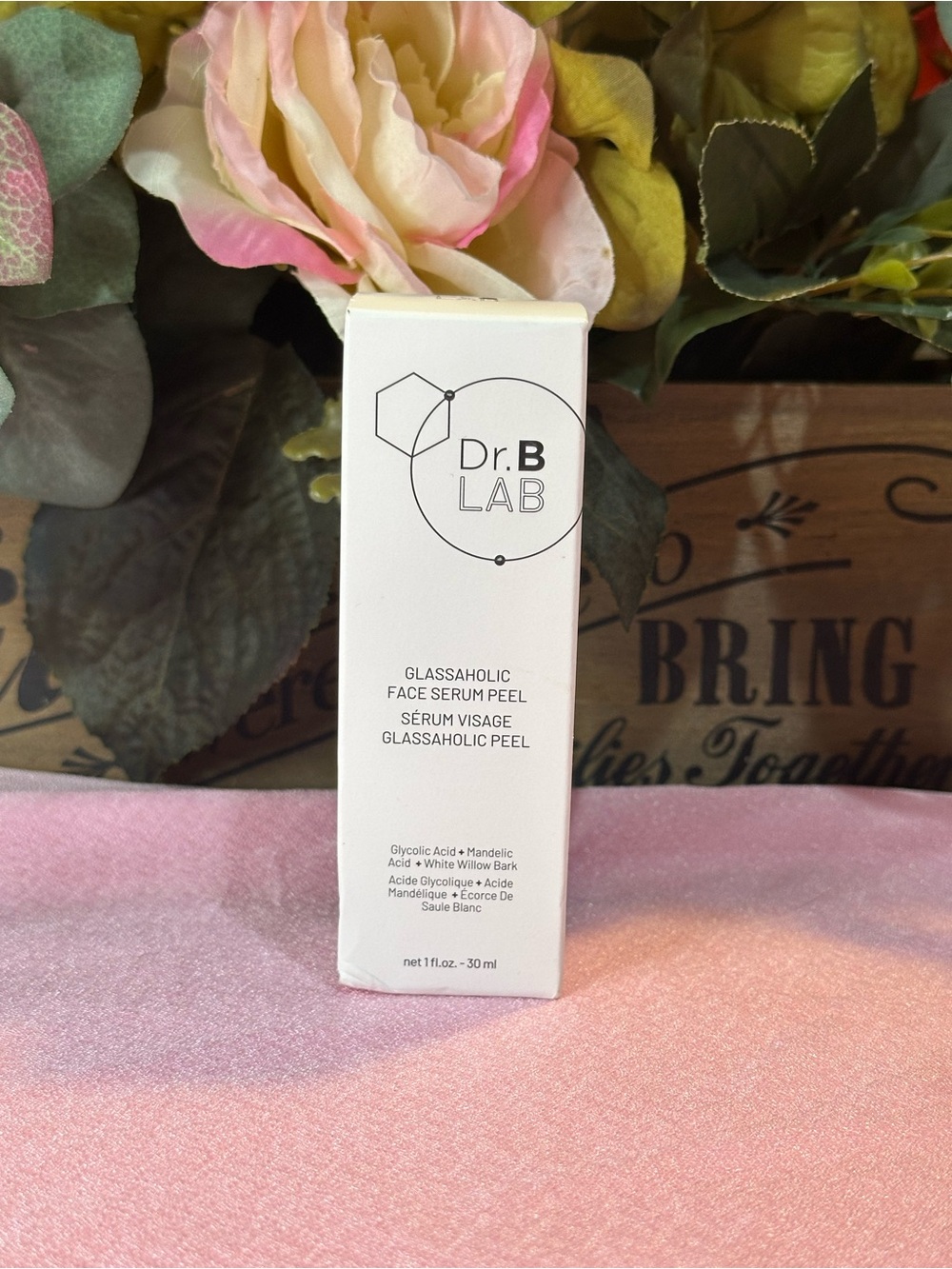 Dr. B LAB Glassaholic Face Serum Peel - White